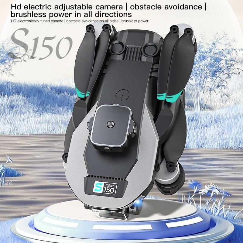 S150 High Definition Dual Kamera Fernbedienung Drohne Bürstenlosen Motor Optischer Fluss Elektrische Einstellung Hindernis Vermeidung Flugzeuge