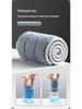 Foldable Flat Wet/Dry Mop with Bucket - Hands-Free, Free Shipping