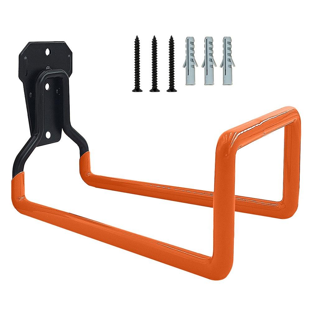 

Сверхпрочный держатель для садового шланга Железный настенный держатель Шланговая стойка Кронштейн для катушки для шланга Веревки оранжевый