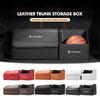 For VW Car Trunk Foldable Organizer Auto Leather Waterproof Storage Box Passat Golf 4 5 6 Tiguan Polo Scirocco Jetta
