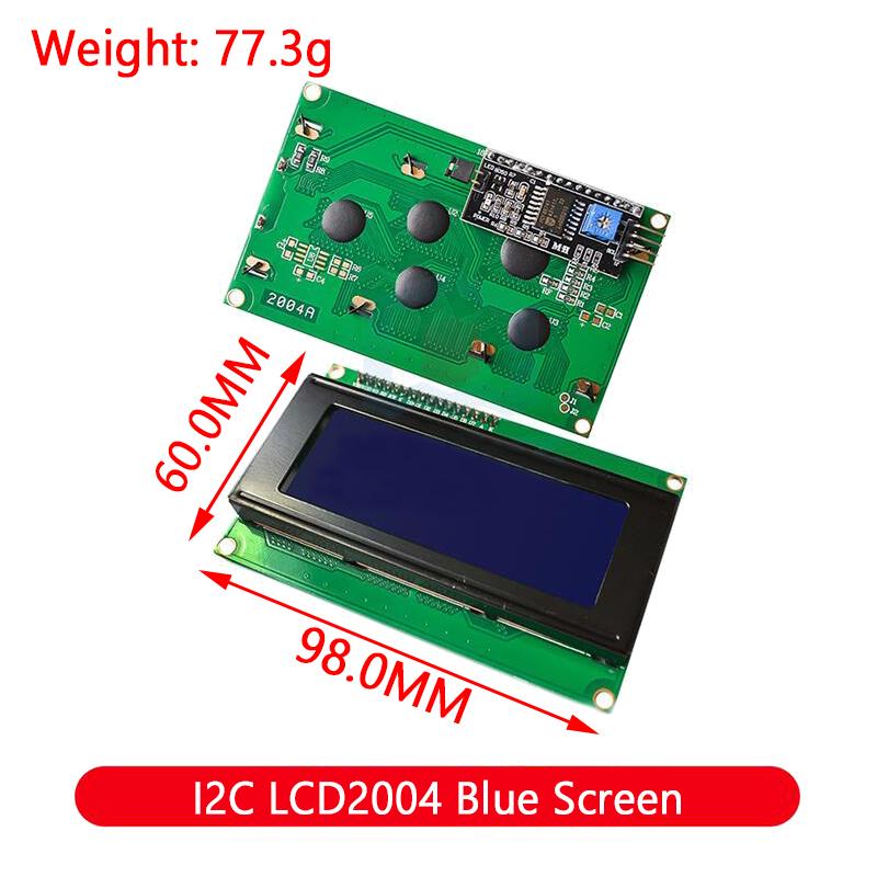 LCD Module Blue Green Screen For Arduino 0802 1602 2004 12864 LCD Character UNOR3 Mega2560 Display PCF8574T IIC I2C Interface