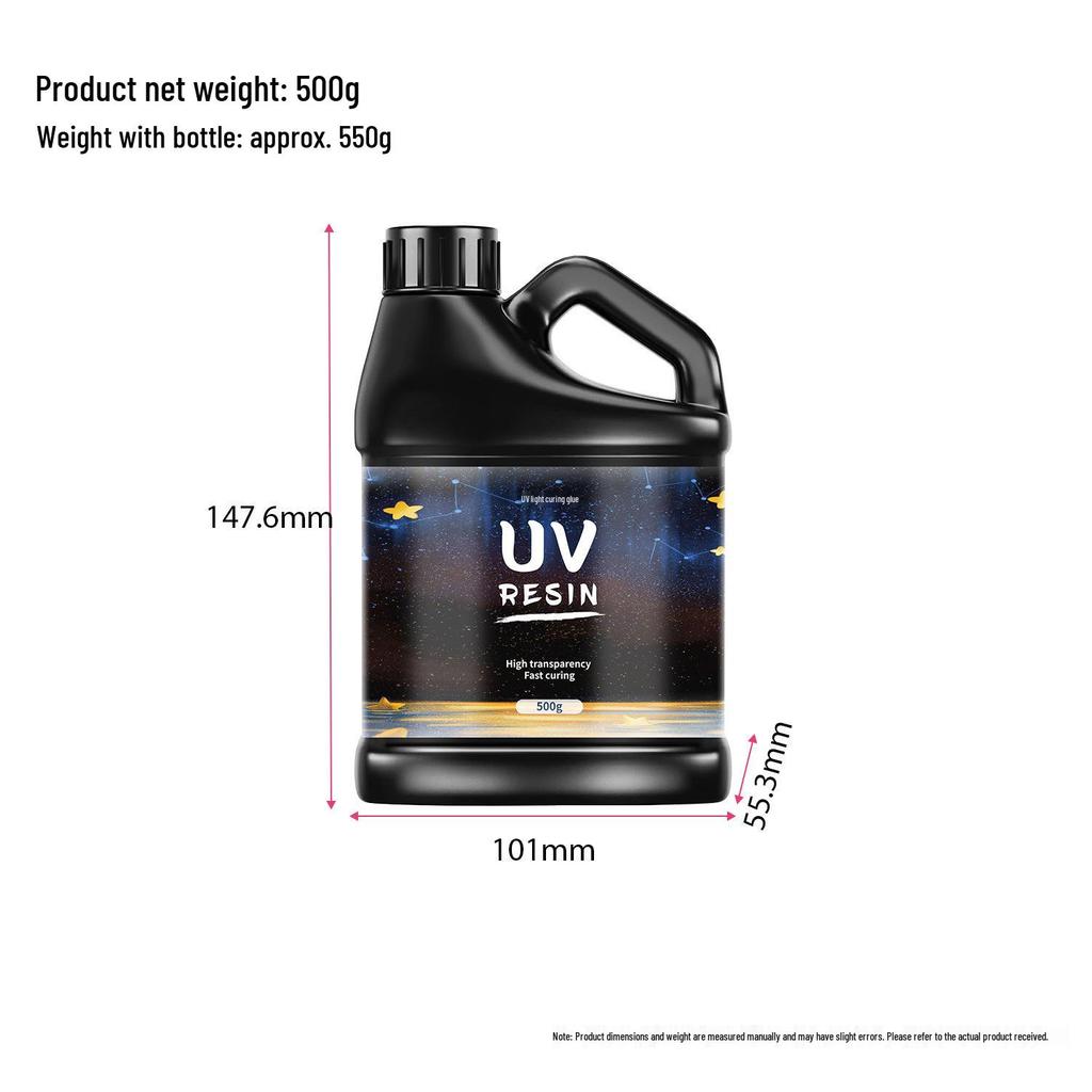 DIY Jewelry UV Drip Glue: Fast-Drying, Odorless, Transparent Crystal UV Curing Adhesive