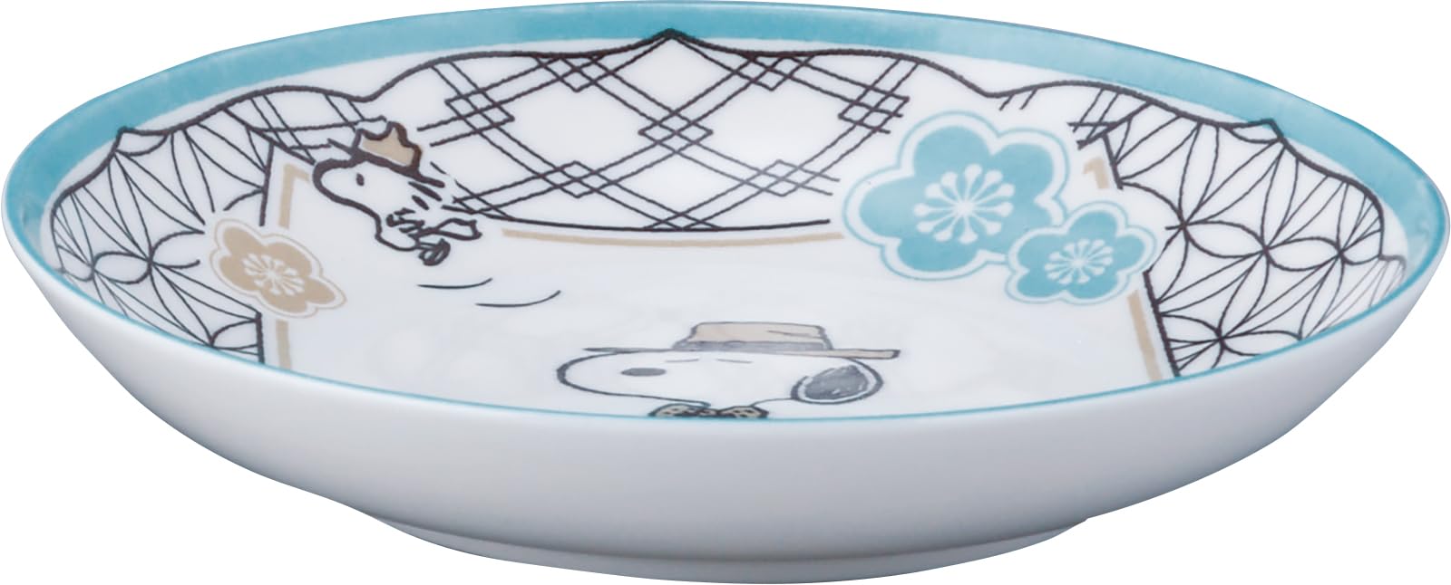 

PEANUTS Peanuts Snoopy 21 Pasta Plate Jade Nostalgia Series Carry Plate Snoopy Taste Made in Japan Yamaka Shoten SN1902-355 синий