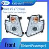 HOWO V5/V7 LED Projector Crystal Headlight Assembly - Waterproof & Anti-fog.