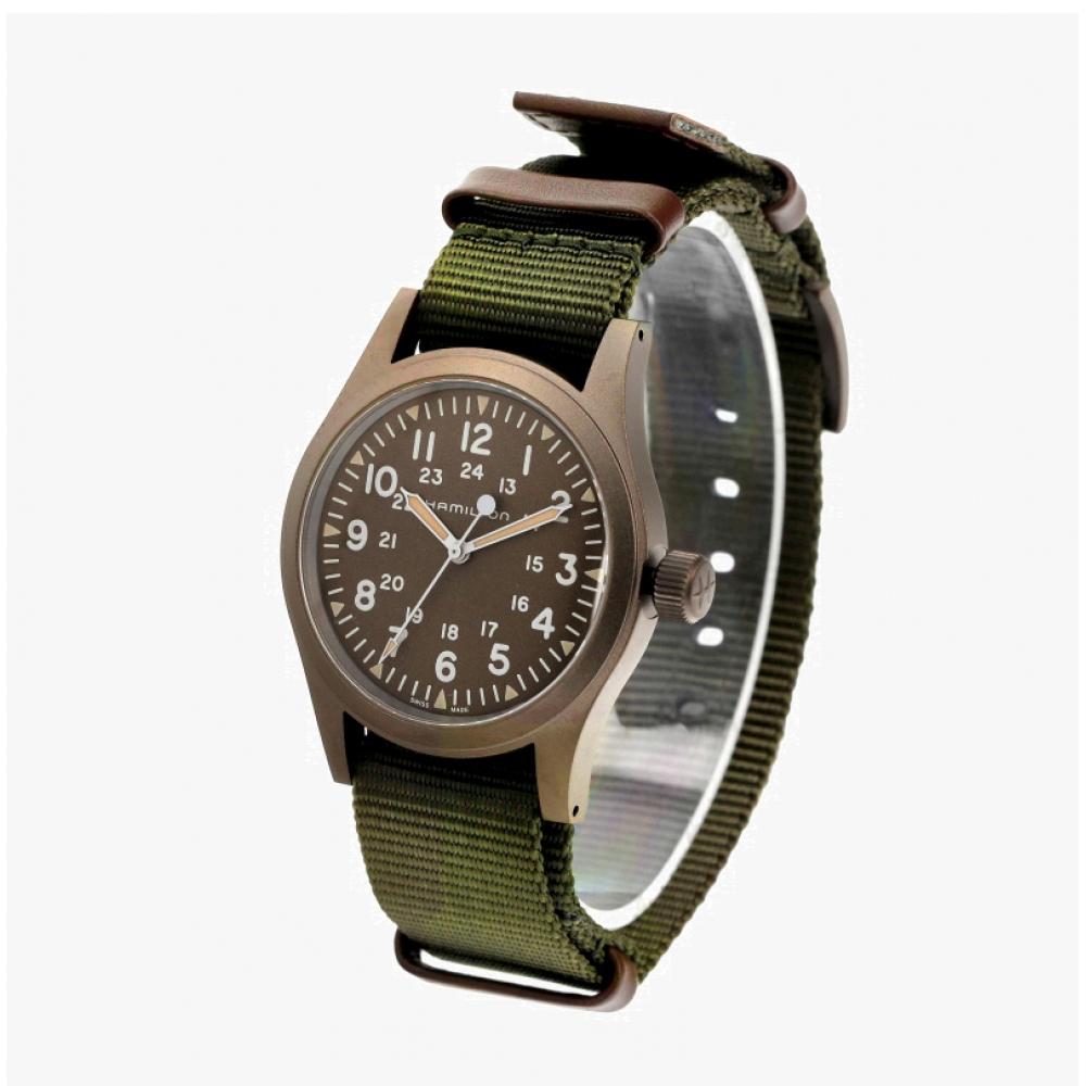 Hamilton H69449961 Khaki Field Mechanical Men S Nato Watch
