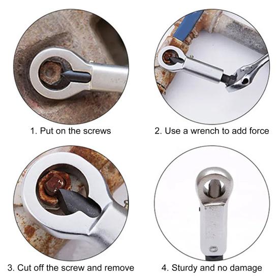 Nut Splitter Durable Anti-rust Steel Labor-saving Metal Nut Splitter Breaker for Repairing