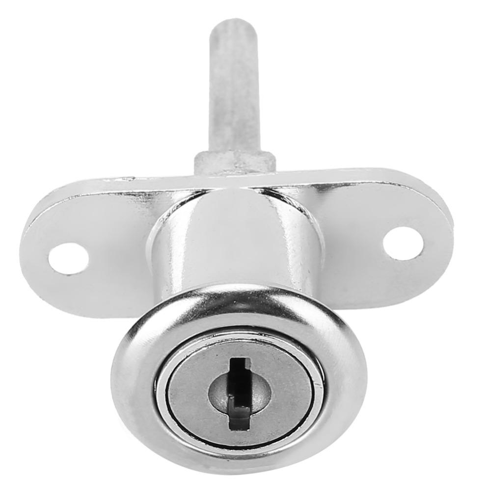 4pcs Silver Cam Lock Zinc Alloy Cabinet Lock Durable Drawer Lock  Drawer