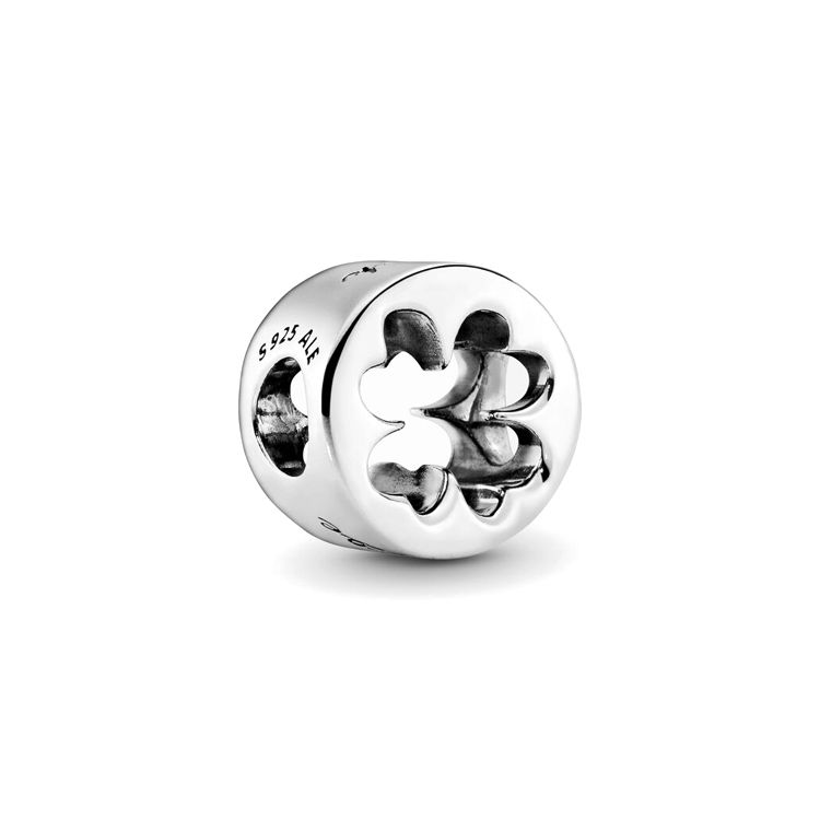 Pandora Lucky And Courage Four Leaf Clover 925 Silver Jewelry Accessories Women Jewelry 797868 Box,F,Silver