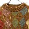 Peter Hadiey Made In Italy Long Sleeve Knit M Brown Men's Used