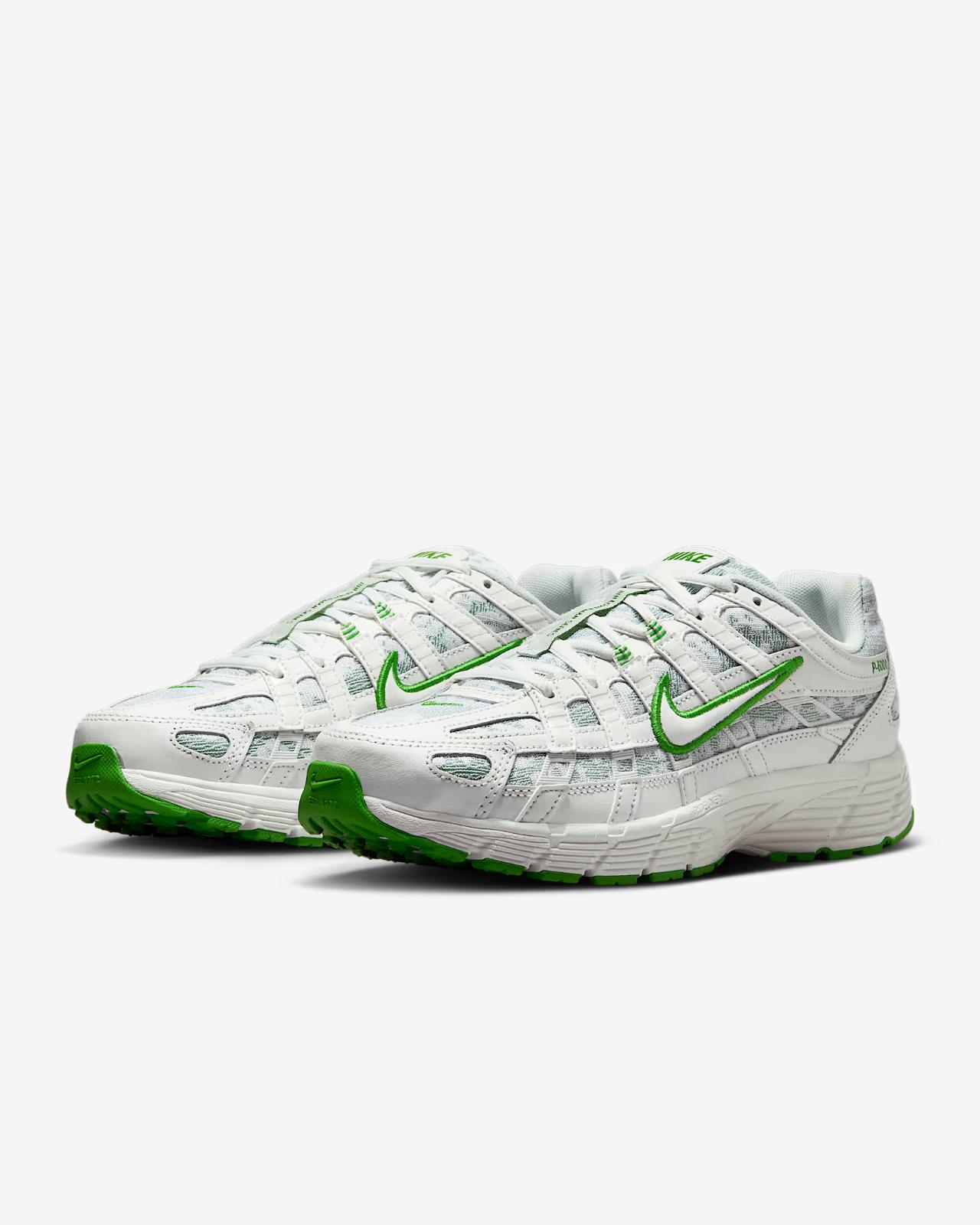 IH4482-100 Кроссовки Nike P-6000 Summit White Kelly Green Summit White (Женский) 5.5W