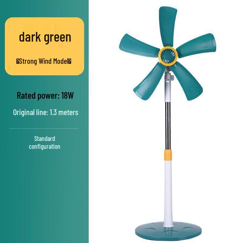 Leide Zhu Silent Oscillating Floor Fan for Home, Office, or Dorms – Powerful, Compact Design