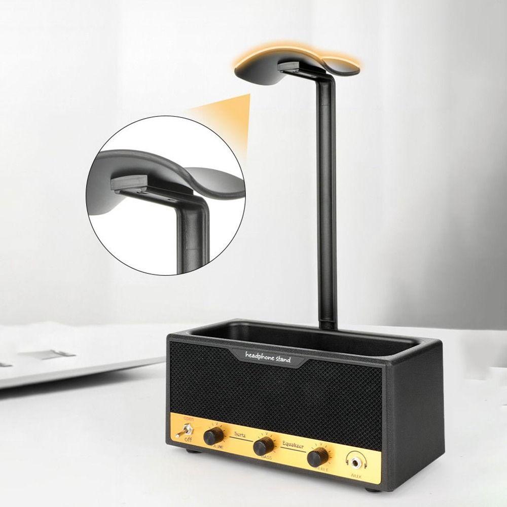 Space Saving Gaming Headset Holder Wide Curved Design Headphone Stand Earphone Stand  Office