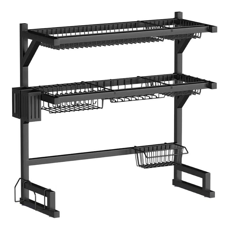 Miflame 85cm Stainless Steel Sink Storage Rack