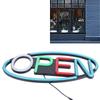 OPEN Letters Shaped Hanging LED Neon Signs Light LED Decorative Lamp for Home Store