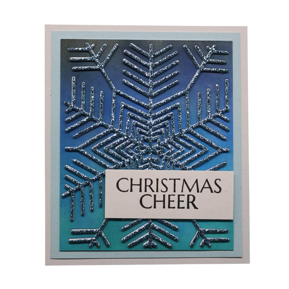 Cadru Rectangular Fundal Fulg de Nea Metalic Argintiu Șablon Embosare Matrițe de Tăiere Pentru DIY Scrapbooking Hârtie Album Carduri