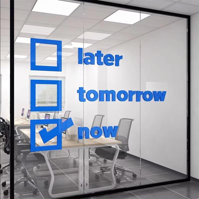 

3D Acrylic Classroom Wall Stickers Study Room Wall Decals Kids Bedroom Background Wall Decoration Stickers Modern Office Sticker S about 80x54.3cm