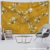 Van Gogh Oil Painting Almond Blossoms Tapestry Headboard Wall Art Bedspread Dorm Tapestry Home Decor