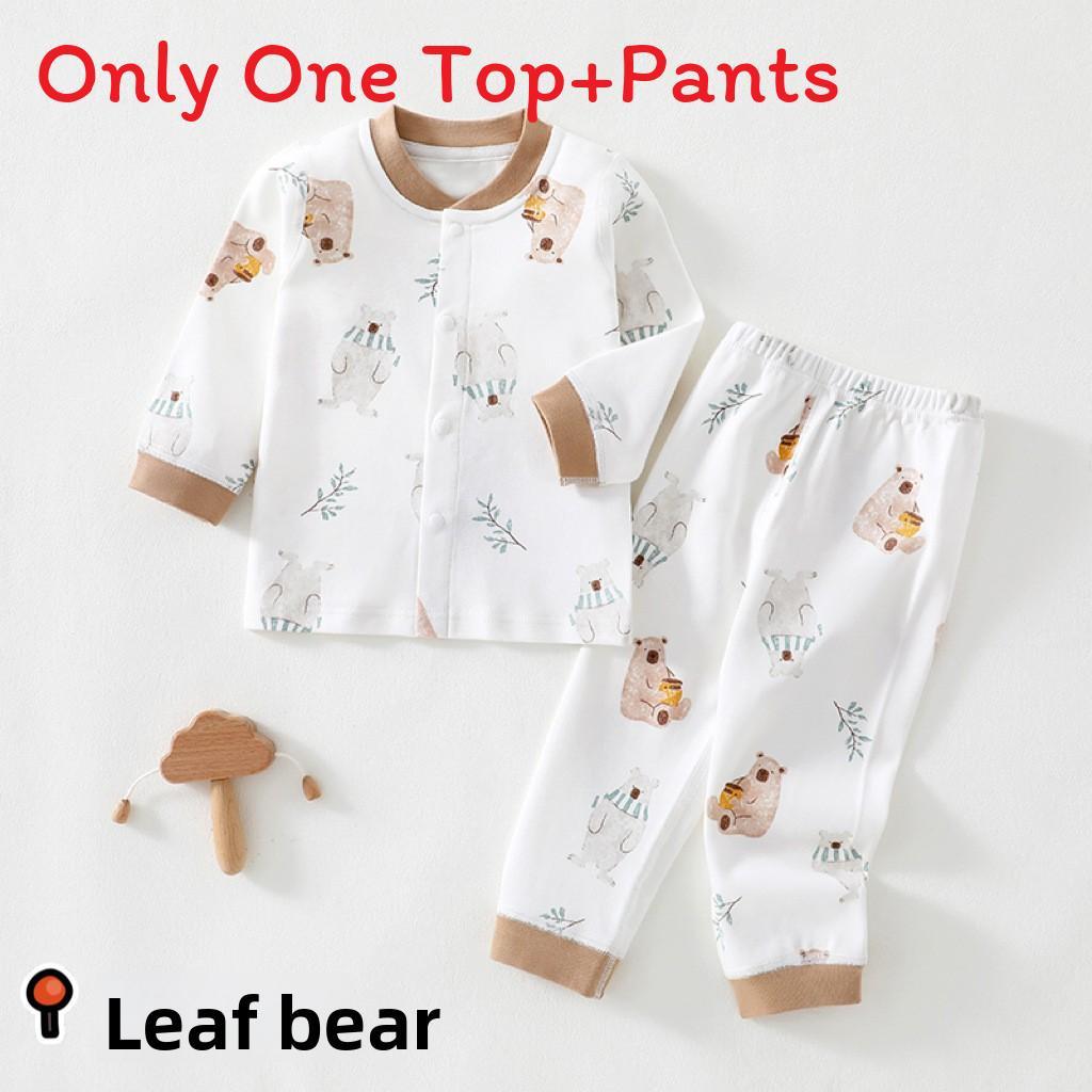 Baby Boys Girls Cotton Pajama Sets With Antibacterial Fabric For Newborns