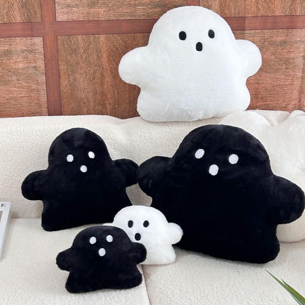 Kawaii Cushion Cotton Plush Toy Home Decor White Cloud Ghost Pillow  Halloween