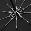 Parachase Wooden Curved Handle Fully Automatic Umbrella with Ten Ribs, 300t Memory Fabric, Double-Person Umbrella, Self-Opening and Wind-Resistant