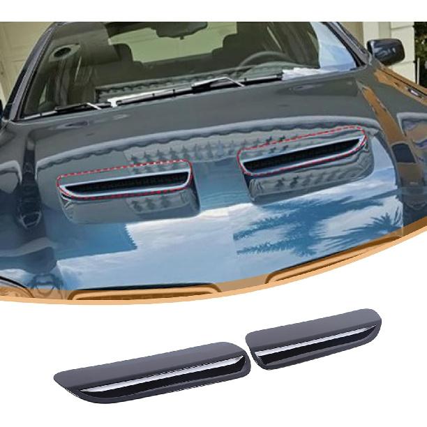 Car Engine Hood Air Outlet Vent Cover Trim Compatible with Pontiac G8 08-09/Holden Commodore 06-12 Car Front Engine Hood Vent Air Flow Intake Body