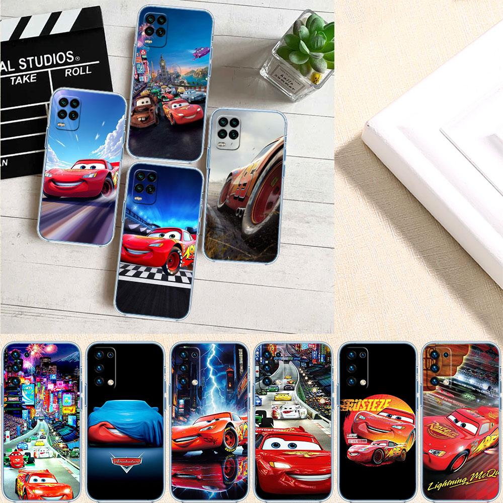 CJ23 Cars Lightning McQueen Case for Motorola Moto G10 G20 G30 G31 G32 G34 G35 G41 G42 G50 G51 G52 G55 G60 G60S G62 G71 G72 G75
