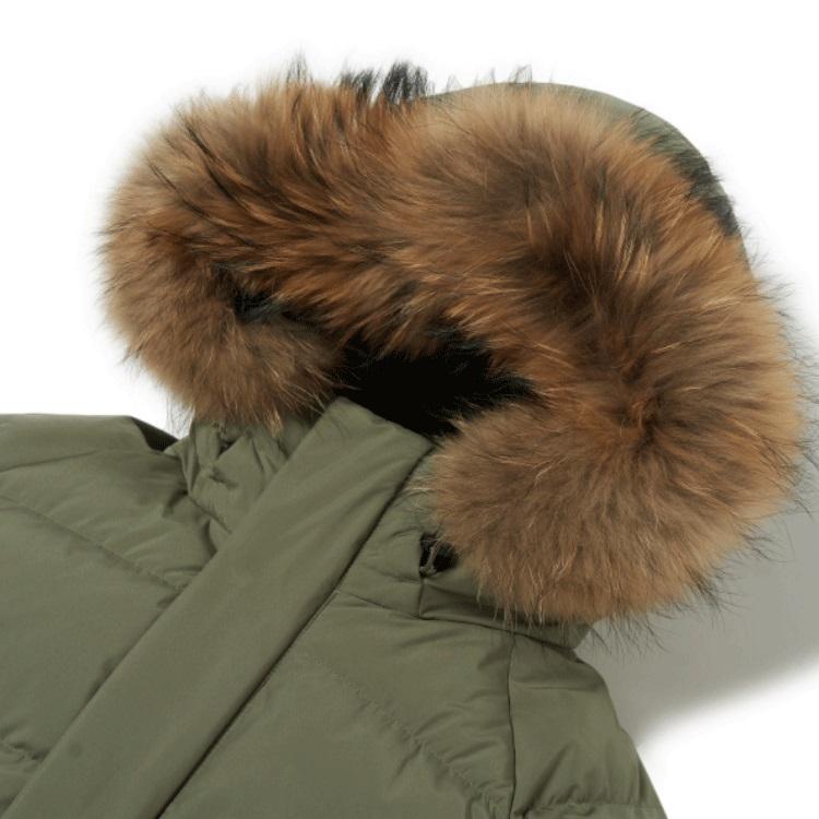 New MLB Base Logo Down Jackets Unisex Green 3ADJJ0316-50KAS