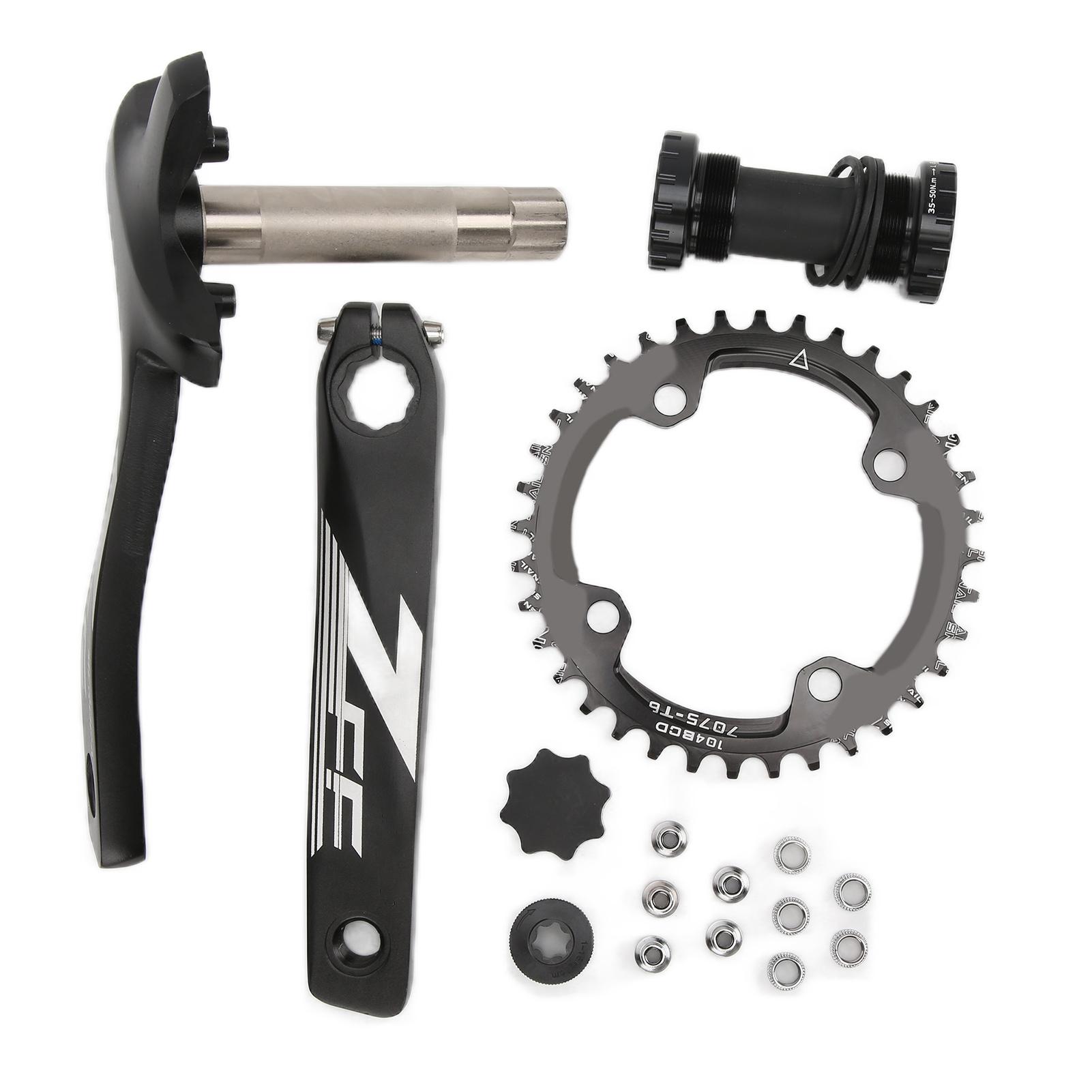 Bicycle Crank Widened Thickened 104 64BCD 36T Waterproof Noise Reduction Bicycle Accessories