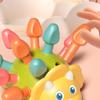 Baby Early Education Thinking Educational Toys Concentration Training Kids Pulling Small Hedgehog Radish and Inserting Building Blocks
