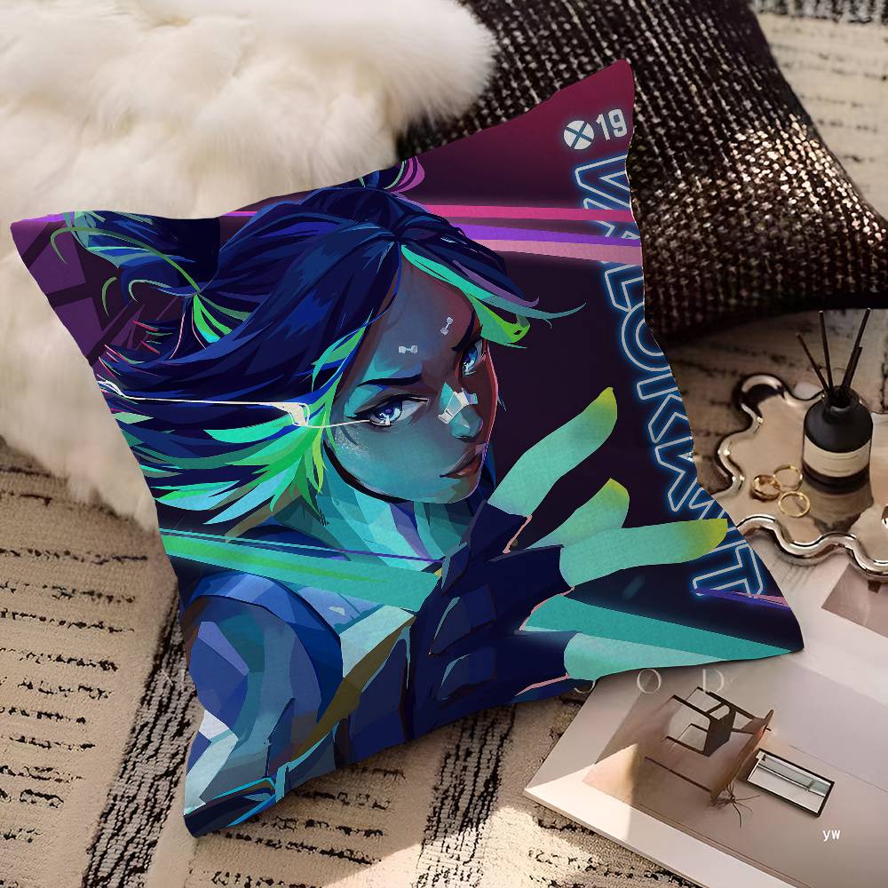 Hot Games V-Valorants Pillow Cover Design Cushion Cover Decor Holiday Decorati
