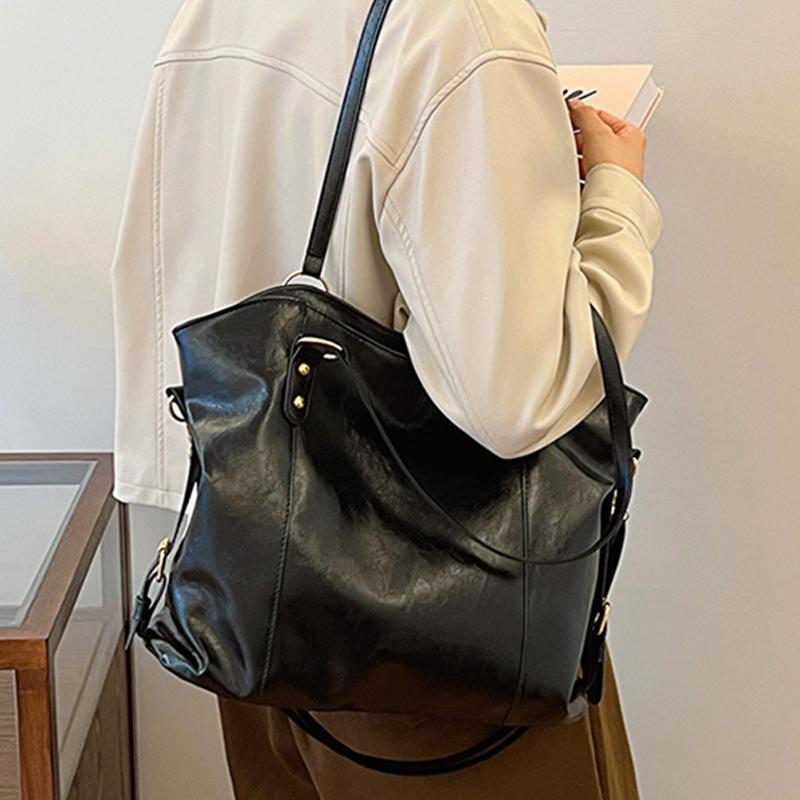 Fashionable Large Capacity Fashionable Retro Women S Shoulder Bag  Tote Bag