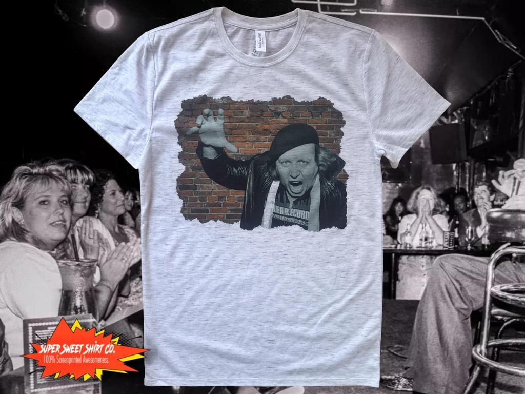 Sam Kinison T-Shirt | Comedy Legend Tee | Retro Stand-Up Comedy Shirt | Cotton Poly Blend | Classic Comedian Gift