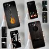 Vintage Music Guitars Case For OPPO A96 A76 A16 A54 A74 A94 A98 A78 A5 A9 A15 A17 A77 A52 A72 A53S A57S A79 Cover