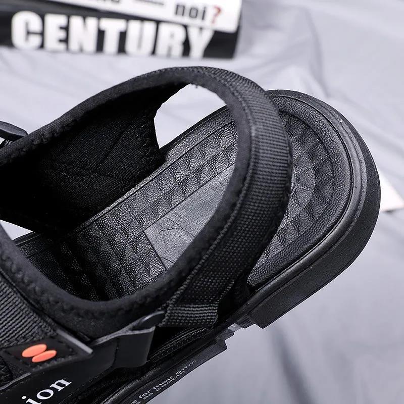 Letní pánské sandály Nošení Běžné Neklouzavé Plážové Řízení Mládež Sport Vietnamské pantofle Lehké a pohodlné sportovní sandály