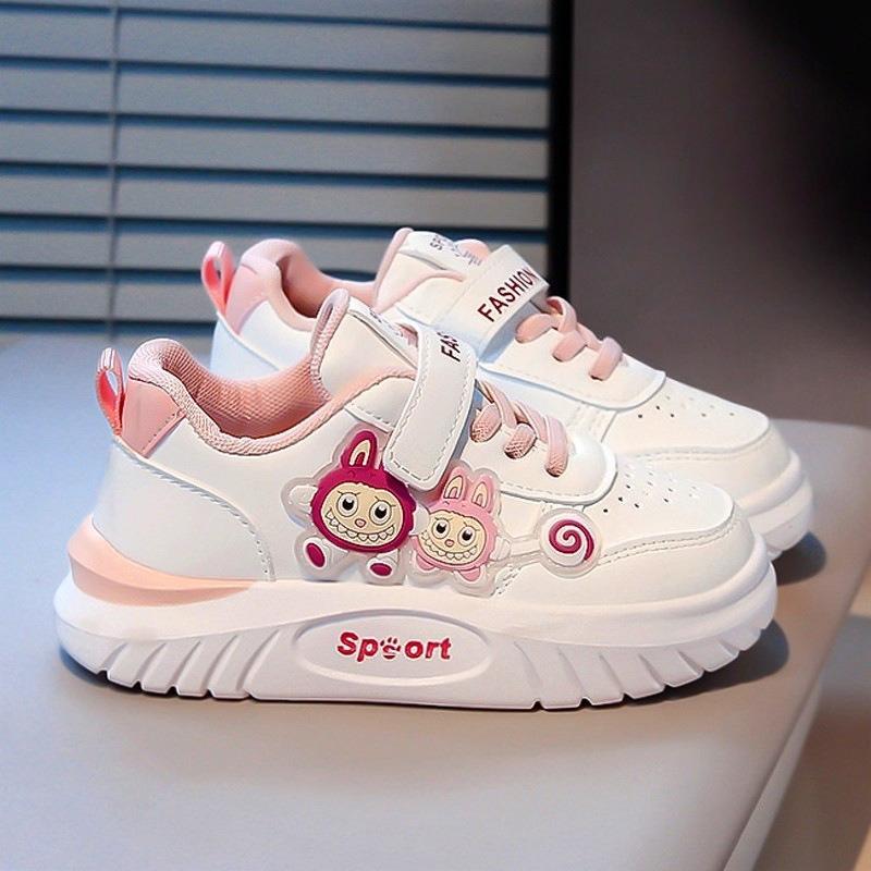 Chaussures d'hiver pour filles, chaussures de princesse rembourrées en coton, chaussures de sport antidérapantes, baskets chaudes doublées polaire