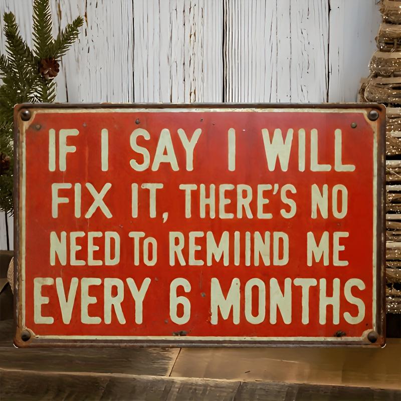 Funny Mechanic Garage Aluminum Sign Retro Workshop Wall Decor for Office Man Cave Auto Repair Shop