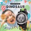 Kinderuhr Bestes Geschenk für Kinder 3-11 Jahre Dinosa 3D Cartoon Wasserdicht Geburtstagsgeschenk Kinder Armbanduhr