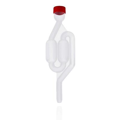 Valvola di sfiato unidirezionale per la produzione di vino fatta in casa con coperchio, gorgogliatore trasparente, valvole riutilizzabili, portatile, sigillato, artigianato