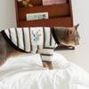 Summer Thin Breathable Pet Clothing Cute Striped Cartoon Elephant Two Feet T-shirt Into Kitten Dog Cat Clothes