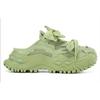 Fila Fusion Bianco Hard Candy Bow Comfortable Non-Slip Slide Sandals Women sandals Pear-Tree-Green T12W331302FWP