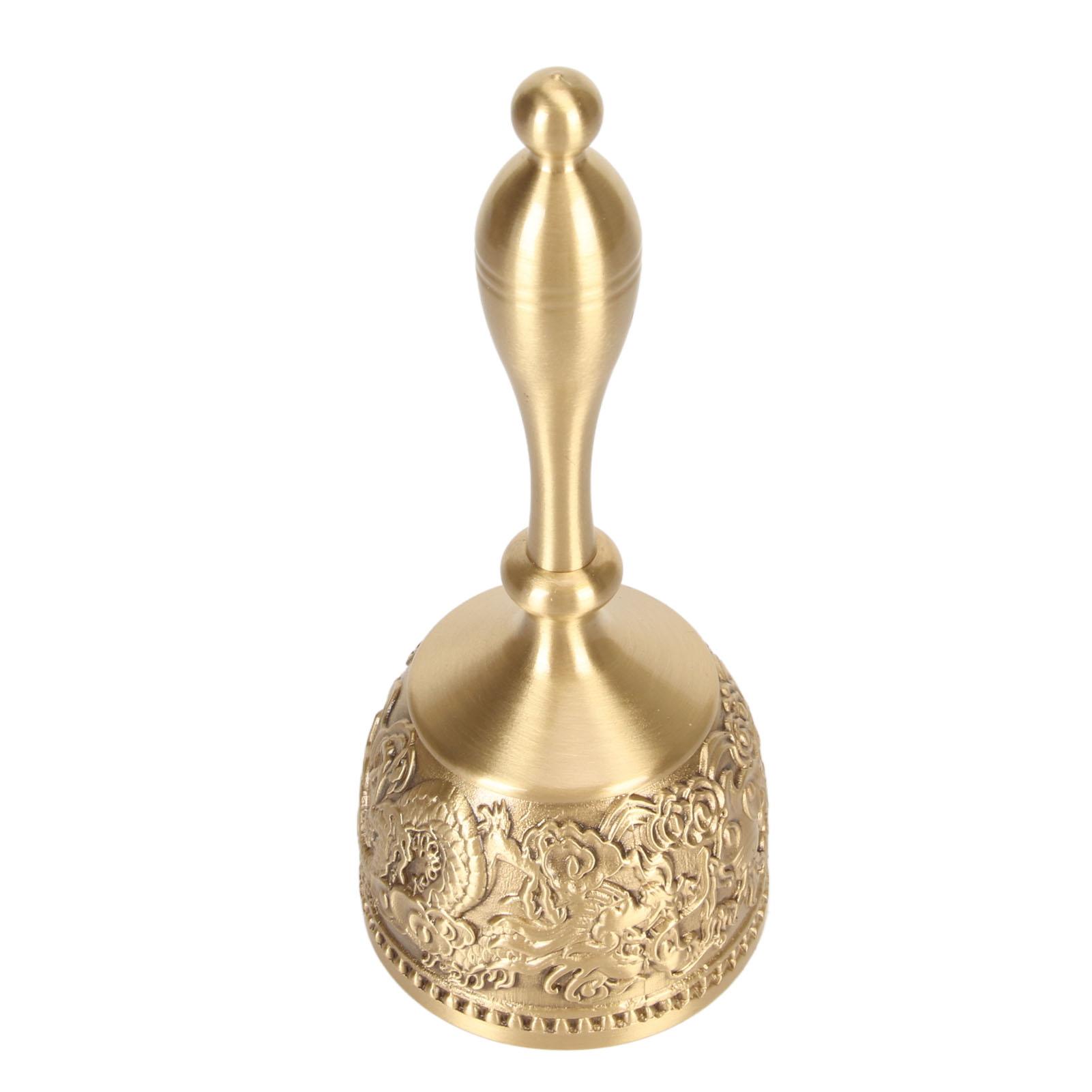 

Колокольчики ручные латунные с прочной ручкой, громкий звонок для свадеб, школ, классов, праздников