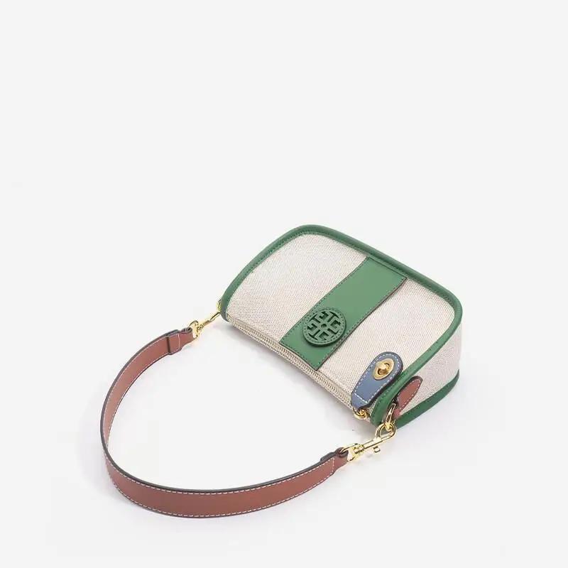 Women Shoulder Bag Fashion Light Luxury Niche New Ladies High Quality Crossbody Bag Sports Canvas Casual Handbag