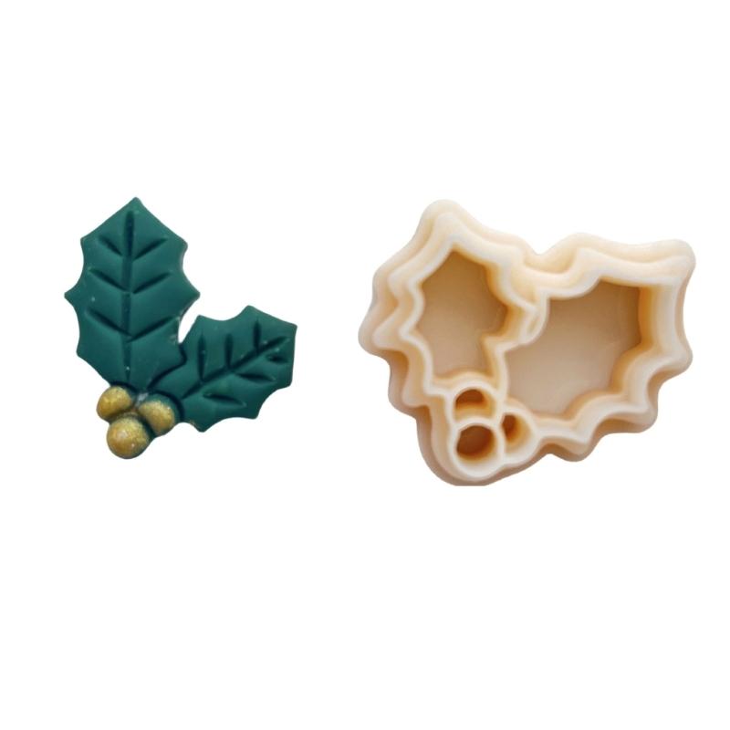 Christmas Tree Clay Cutter Christmas Clay Cutter Bows Clay Cutting Molds Easy To Use Clay Earring Cutter for Women Girls