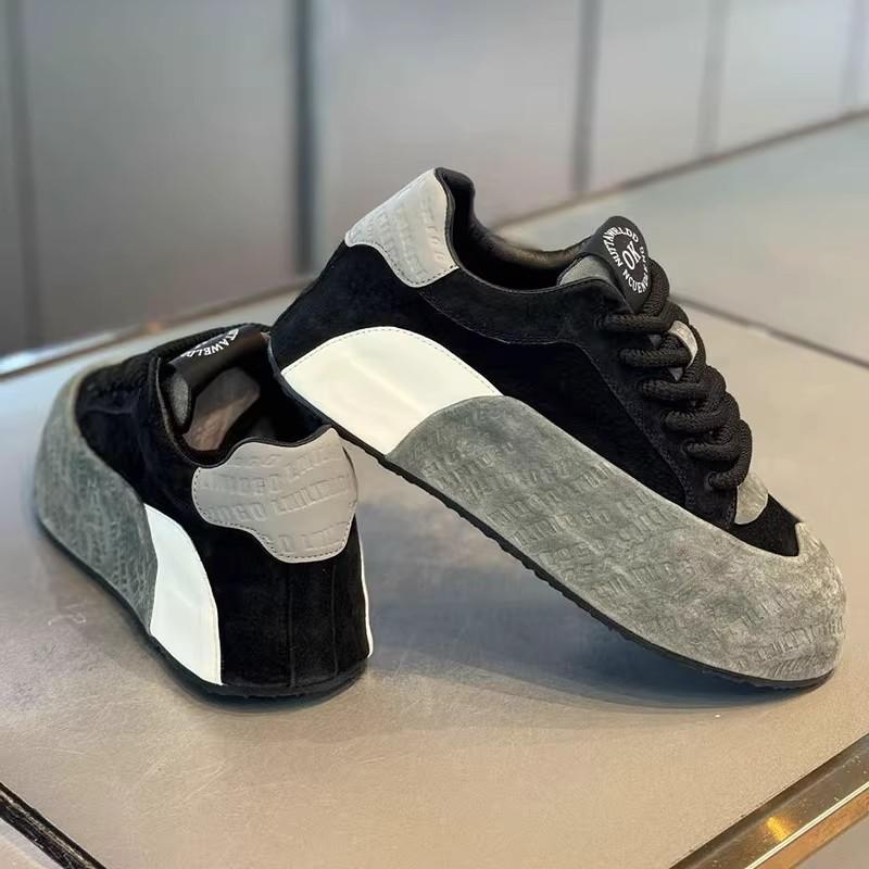 European station men's shoes autumn tide brand versatile Internet celebrity explosion sports and leisure men's inner height-increasing thick-soled 