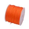 50Yds 0.8mm Crafts Nylon Cord For Jewelry Making Beading Braided Nylon Satin String for Bracelets Rattail Trim Chinese Knot