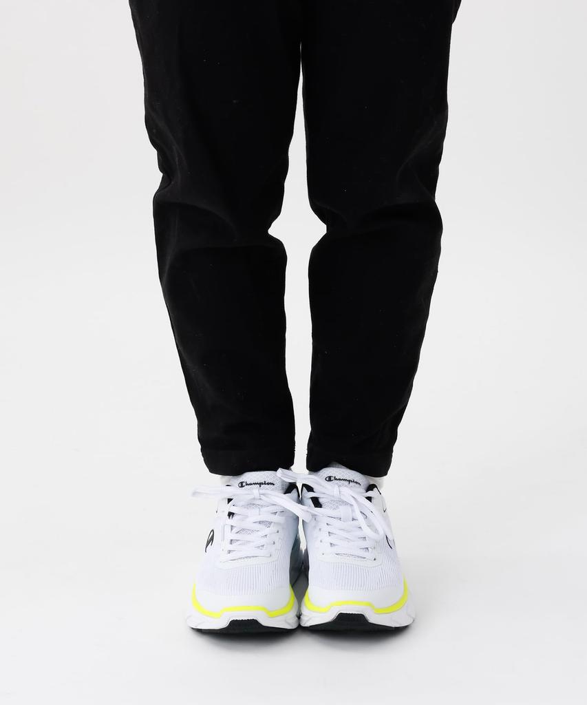 Champion FX III LEGACY S11696 White Sneakers with Size cm Women's One-Point Logo, 23.0