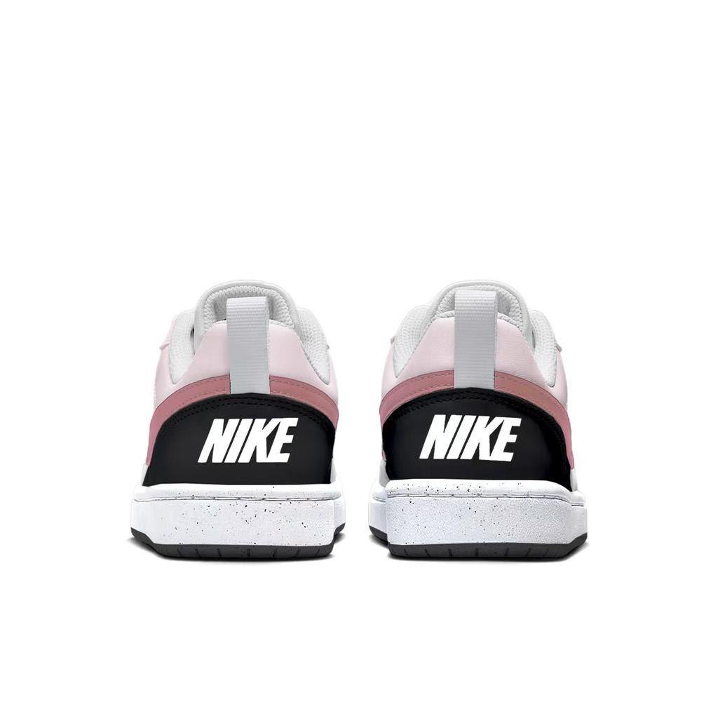 Nike Court Borough Low top Skateboard Shoes Unisex White Pink Black DV5456-131(TeamL-)