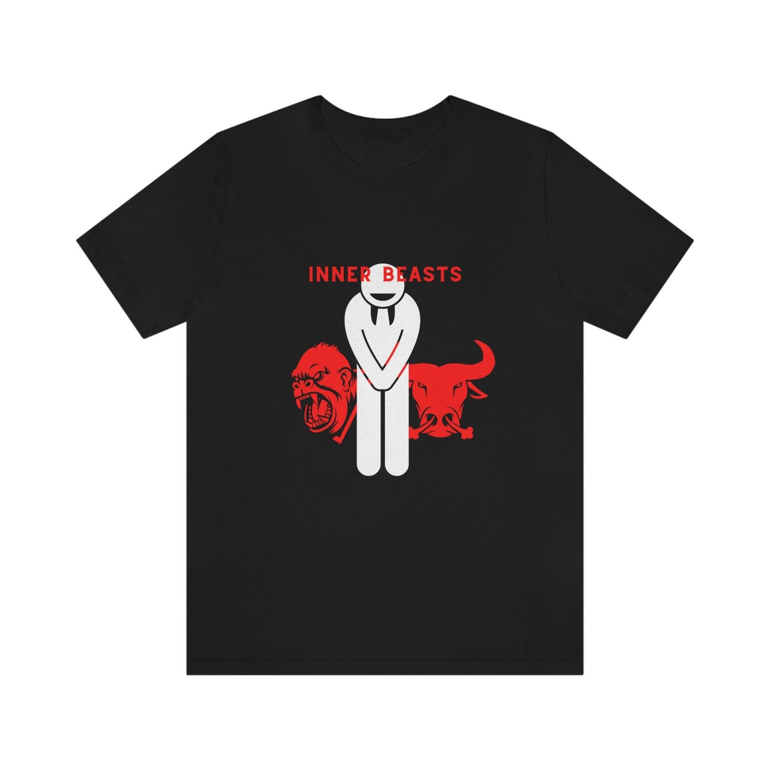 Inner Beasts, Unisex Jersey Short Sleeve Tee L