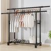 Bold Vertical Clothes Rack: Floor-Standing Drying Rod for Home or Balcony