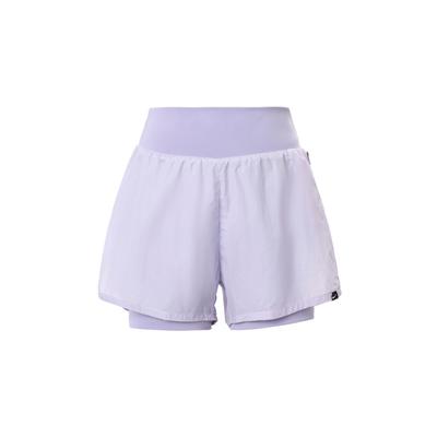 Short mi-haut réfléchissant Run Division Two-In-One pour femme, bas Oxygen-Purple FJ4252-536